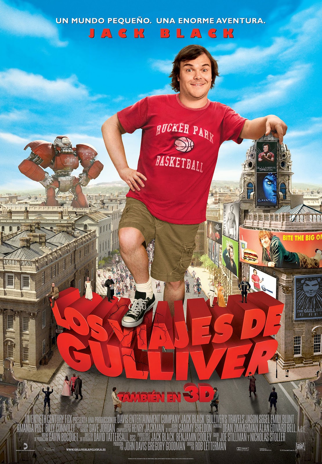 Los Viajes De Gulliver 3d Doblada 